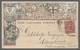 Delcampe - Italien - Stempel: 1867-1893, Small Lot Of Three Card/covers Abroad: Pre-UPU Mourning Letter With Co - Marcofilía