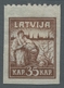 Lettland: 1919, "liberation From Riga On Cigarette Paper", Two Cplt. Sets With Variant Top Or Bottom - Latvia