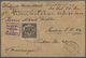 Lettland: 1922, 50 Rouble Tied By "JELGAWA LATVIJA 25.9.23" Cds As Single Franking On VALUE DECLARED - Lettland