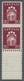 Lettland: 1940, "20 S. Coat Of Arms", Mint Never Hinged Vertical Lower Margin Pair Middle Imperforat - Lettland