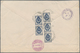 Lettland - Besonderheiten: 1899 Two Registered Letter With Different White Registration Label Both S - Lettonie