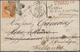 Niederlande: 1868, Incoming Mail From France Franked 40c Napoléon III Tied By Star „8“ And Cds PARIS - Otros & Sin Clasificación