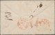 Niederlande: 1868, Incoming Mail From France Franked 40c Napoléon III Tied By Star „8“ And Cds PARIS - Otros & Sin Clasificación