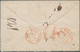 Niederlande: 1868, Incoming Mail From France Franked 40c Napoléon III Tied By Star „8“ And Cds PARIS - Sonstige & Ohne Zuordnung