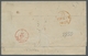 Portugal: 1855, King Pedro V, 25 Reis Blue, In Fresh Color With Full Margins, On Folded Cover From L - Andere & Zonder Classificatie