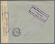Russland: 1914/17 Seven Mostly Censored Items All Sent From Petrograd, Incl. 5 Registered Covers (on - Cartas & Documentos
