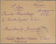 Russland: 1919, Registered Letter Franked On Reverse From 4th. Div LUDZA To XI. Petrograd Division I - Cartas & Documentos