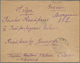 Russland: 1919, Registered Letter Franked On Reverse From 4th. Div LUDZA To XI. Petrograd Division I - Lettres & Documents