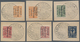 Russland: 1922, Complete Set Including 1 K. Orange Perf And Imperf, All On Small Piece With Special - Storia Postale
