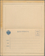 Russland - Ganzsachen: 1890 (ca.), Essay For A Lettercard Without Value, Large Inscription In Blue, - Entiers Postaux