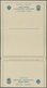 Russland - Ganzsachen: 1906, PROOF Of Stationery Letter Card With Attached Response Part, Presented - Postwaardestukken