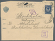 Russland - Ganzsachen: 1908, "10 Kop. Black Blue", In Additional Franking On Postal Stationery Lette - Entiers Postaux