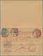 Russland - Ganzsachen: 1918, Uprated Double Stationery Card Sent From "KOWROW 12 6 18" To Moskow, Ar - Enteros Postales