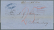 Schweden: 1867, "FRAN DANMARK", Boxed VIOLET Ship Mail Arrival Marking On Entire Letter From Copenha - Otros & Sin Clasificación