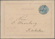 Schweden - Ganzsachen: 1872 Postal Stationery Card 12 øre Blue Used To Tidaholm And Posted On Railwa - Entiers Postaux