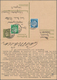 Schweden - Besonderheiten: 1933, Postal Stationery Double-card From Hannover/Germany To KUNGSBACKEN, - Otros & Sin Clasificación