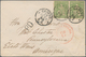 Schweiz: 1868, Brief Frankiert Mit Waagerechtem Paar 40 Rp Sitzende Helvetia (oben Etwas Gestaucht W - Oblitérés