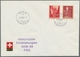 Schweiz: 1958-1959, Freimarken 4 Werte Komplett Auf 2 Sehrguterhaltenen PTT-FDC-Umschlägen Jeweils M - Oblitérés