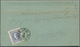 Serbien: 1870/1873, Group Of 4 Domestic Entires / Letter-sheets, Each With Single Franking 20 Pa Blu - Servië