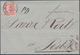 Serbien: 1874, 25 Pa Dull Rose, Perf. 9 1/2 : 12, Single Franking On Folded Letter-sheet From BEOGRA - Servië