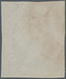 Spanien: 1851, Isabella II 10 Cuartos Oval Issue Grey-lilac Tied By UNIQUE Red Baeza-cds "ZARAGOZA / - Lettres & Documents