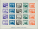 Spanien: 1938, Army And Navy Perforated And IMPERFORATED Miniature Sheets Numbered On Reverse, Mint - Covers & Documents