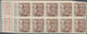 Spanien: 1939/1940, General Franco Definitives (‚Sanchez Toda‘) Complete Set Of 12 In Blocks Of Ten, - Cartas & Documentos