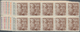 Spanien: 1939/1940, General Franco Definitives (‚Sanchez Toda‘) Complete Set Of 12 In Blocks Of Ten, - Brieven En Documenten