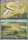 Thematik: Olympische Spiele / Olympic Games: 1936 - BERLIN/GARMISCH: Fünf Offizielle Color-Werbekart - Autres & Non Classés