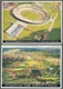 Thematik: Olympische Spiele / Olympic Games: 1936 - BERLIN/GARMISCH: Fünf Offizielle Color-Werbekart - Andere & Zonder Classificatie