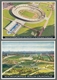 Thematik: Olympische Spiele / Olympic Games: 1936 - BERLIN/GARMISCH: Sechs Offizielle Color-Werbekar - Autres & Non Classés