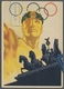 Thematik: Olympische Spiele / Olympic Games: 1936 - BERLIN: Seltene Colorkarte Bedarfsgebraucht Per - Otros & Sin Clasificación