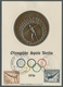 Thematik: Olympische Spiele / Olympic Games: 1936 - BERLIN: Seltene Künstler-Reliefkarte Mit Frankat - Other & Unclassified