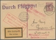 Flugpost Deutschland: 1926-1931, 15 Pfennig Auffliegender Adler-Ganzsache Mit Stempel "Königsberg (P - Correo Aéreo & Zeppelin