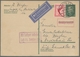 Flugpost Deutschland: 1926-1931, 15 Pfennig Auffliegender Adler-Ganzsache Mit Stempel "Königsberg (P - Correo Aéreo & Zeppelin