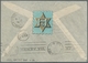 Flugpost Deutschland: 1932-1933, Drei Luftpost-Briefe Mit Aufdruck "PAR AVION: France-Amérique Du Su - Luft- Und Zeppelinpost