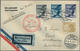 Zeppelinpost Europa: 1930, Südamerikafahrt, Österreichische Post, Brief Mit Dekorativer Flugpost-Fra - Otros - Europa
