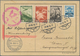 Zeppelinpost Europa: 1936, Olympiafahrt, Österreichische Post, Karte (minime Knitterspuren) Mit Bunt - Altri - Europa