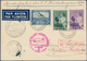 Zeppelinpost Europa: 1937, Attempted Germany Trip, Belgian Mail, Printed Matter Card Bearing 1.35fr. - Otros - Europa