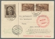 Zeppelinpost Deutschland: 1929 - Weltrundfahrt/Etappe Friedrichshafen-Lakehurst, Hochwertig Frankier - Poste Aérienne & Zeppelin