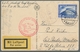 Zeppelinpost Deutschland: 1930, Südamerikafahrt 2,- Mark (Mi.Nr.438) Entwertet Mit Stempel "Friedric - Airmail & Zeppelin