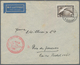 Zeppelinpost Deutschland: 1930, South America Flight 2 RM And 4 RM On Two Covers (1x Crease) From Le - Poste Aérienne & Zeppelin