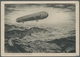 Zeppelinpost Deutschland: 1930 - SAF, Mit Waag. Paar 2 RM SAF Frankierte Karte Mit Auflieferung Frie - Airmail & Zeppelin