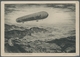 Zeppelinpost Deutschland: 1930 - SAF, Mit Waag. Paar 2 RM SAF Frankierte Karte Mit Auflieferung Frie - Luchtpost & Zeppelin