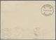 Zeppelinpost Deutschland: 1930 - SAF, Mit 2 RM SAF Frankierte Karte Des Anschlussfluges Mit Bestätig - Luft- Und Zeppelinpost