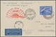 Zeppelinpost Deutschland: 1931 - Polarfahrt, Mit 2 RM Zeppelin Frankierte Bordpostkarte Bis Malygin - Luft- Und Zeppelinpost