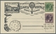 Ballonpost: 1927, 2 Tadellos Erhaltene Ballonpostkarten Mit Dreizeiligem Stempel "Par Ballon/Exp. Ph - Airships