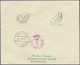 Katapult- / Schleuderflugpost: 1934, Danish Contract Stata Mail Registered From Kopenhagen Via "Köln - Correo Aéreo & Zeppelin