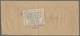 Katastrophenpost: 1929, Large-format Letter From Chiswick To Finland, Stamp Dropped, On Reverse Labe - Otros & Sin Clasificación