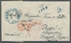 Bayern - Vorphilatelie: 1847, Incoming Mail. WÜRZBURG AUSLAGE, Roter Halbkreis Auf Komplettem Faltbr - Precursores